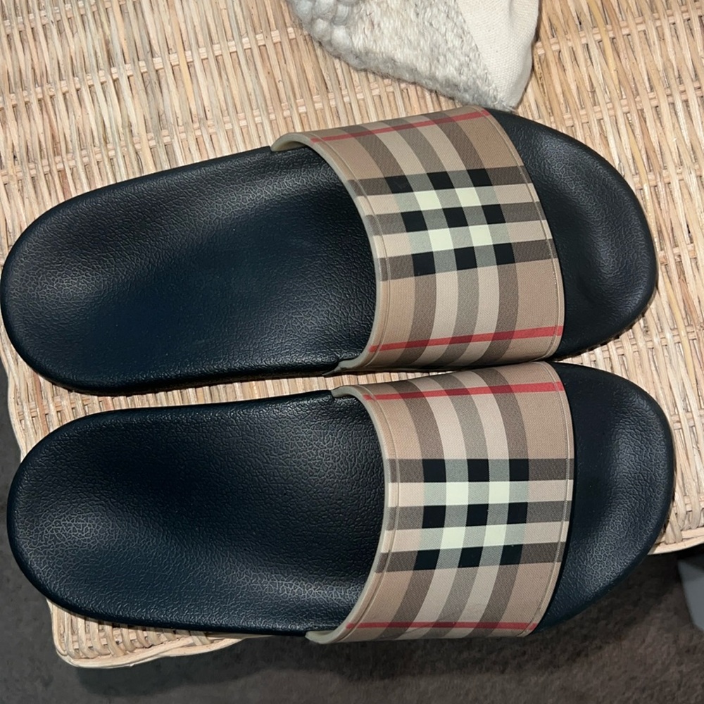 Authentic Burberry slides